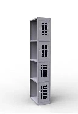 Metal Storage Cabinet SHR-14 L300 Additional Section (Perforated Doors)