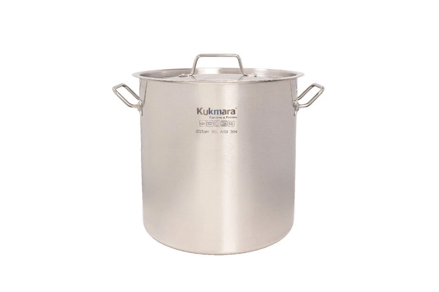 Kukmara Cooking Pot with Metal Lid for HoReCa Applications