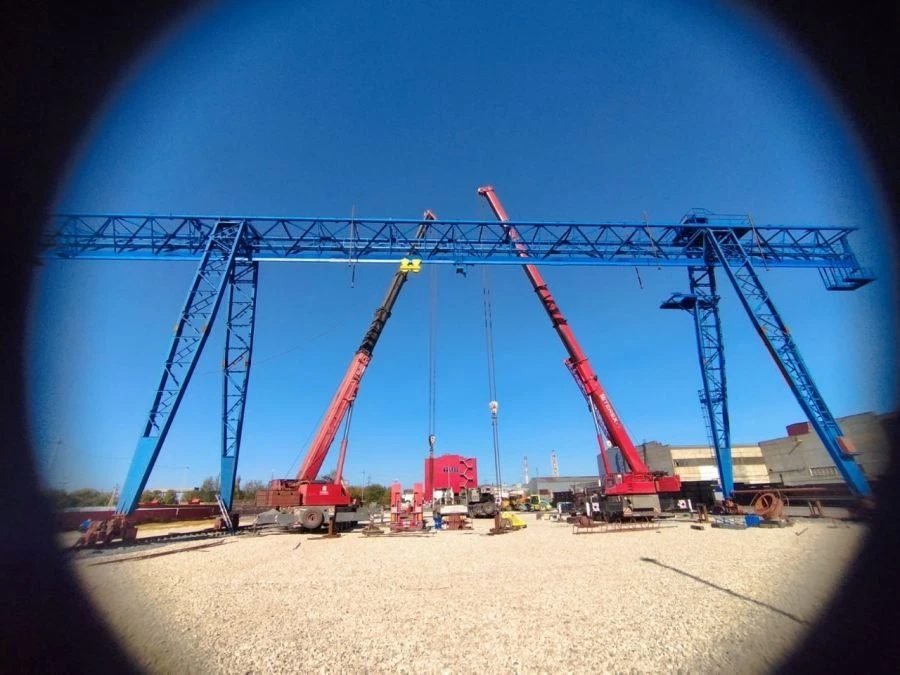 Electric Gantry Crane with Load Capacity up to 110t