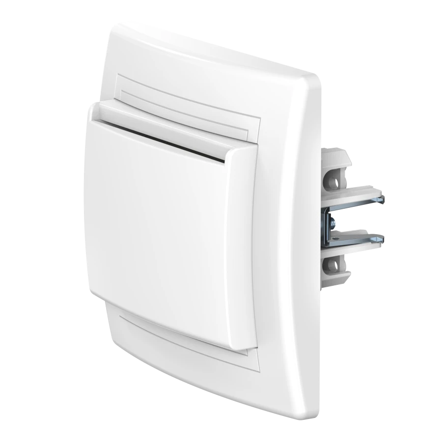 CADUCEUS ALING PRESTIGE Hidden Card Switch 10A, 250V, White, Model 6095.00