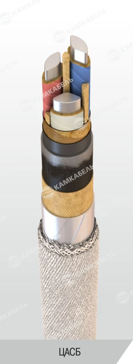 Power Cable with Aluminum Conductors and Paper Insulation, 6-10 kV