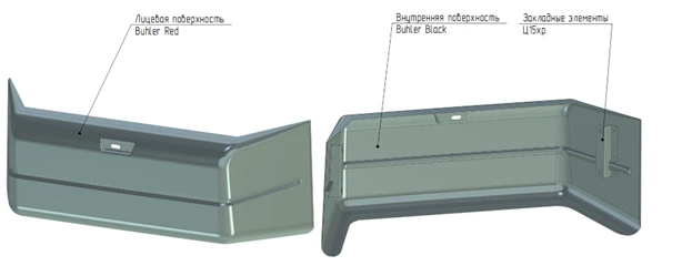 Rear Cabin Panel for RSM 3000 Tractor, Model 86035131R