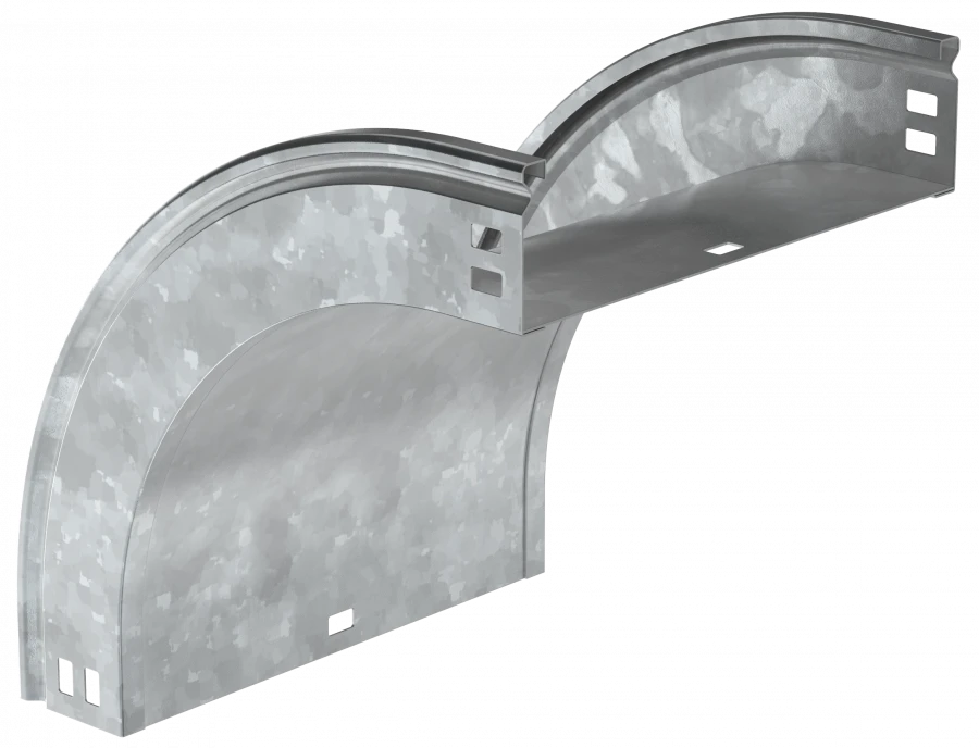 Vertical 90° Smooth Turn CPV41-0-90-080-200-HDZ ESCA for Cable Trays