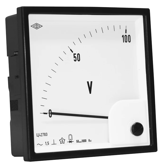 Panel Meter for Measuring Voltage with Angular Mechanism Model C42703