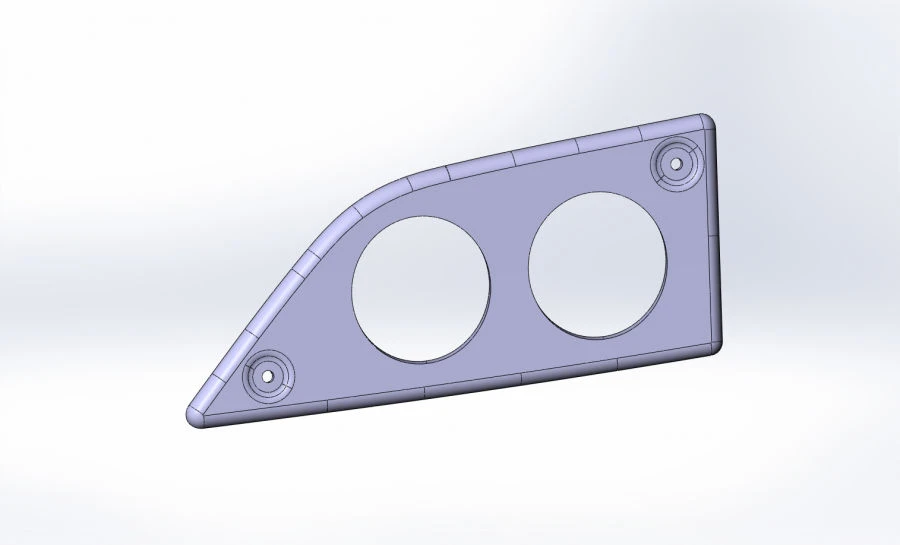 Additional Left Headlight Mask 6241-03-5602533