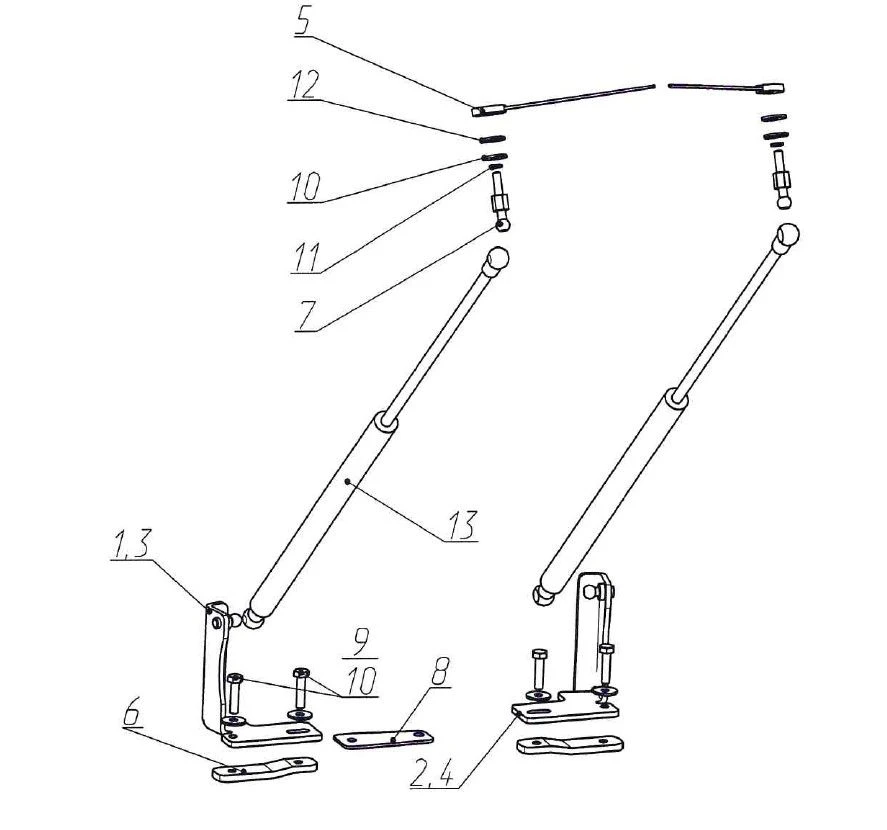Smooth Hood Lifting Device for KIA SPORTAGE (2016-)