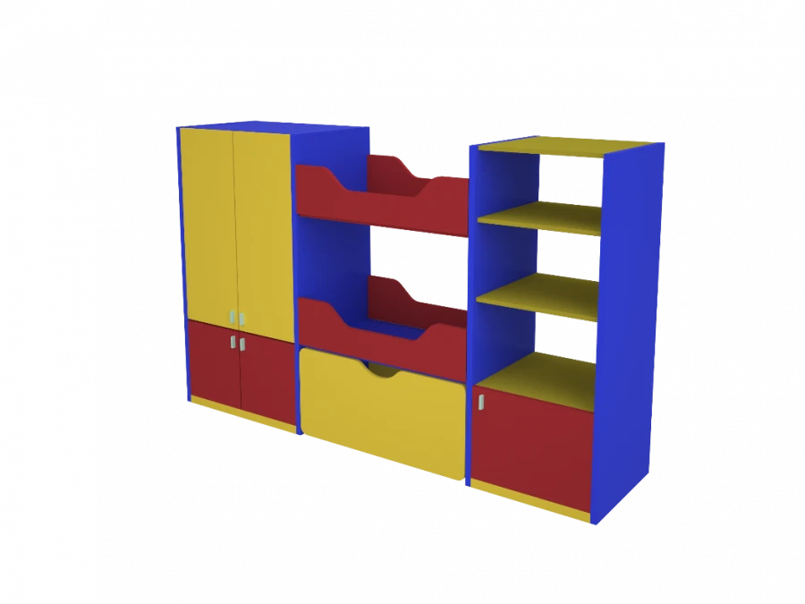 Twin Bedroom Play Corner DM3072