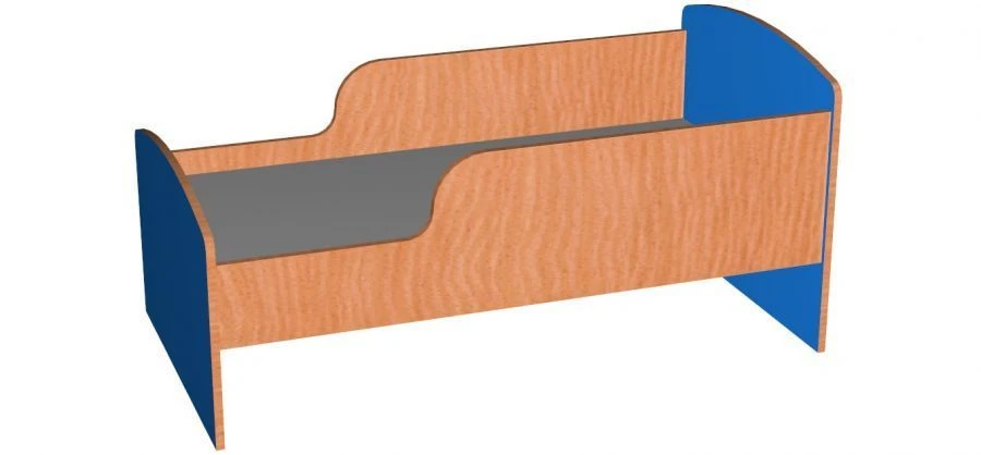 Single Bed with Safety Rails for Toddlers - Model 50046-054