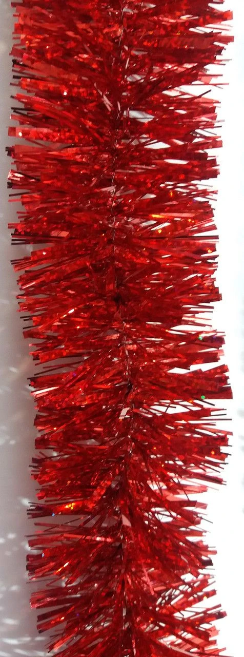 Red 6-Layer Tinsel, 2M Length, 7CM Diameter