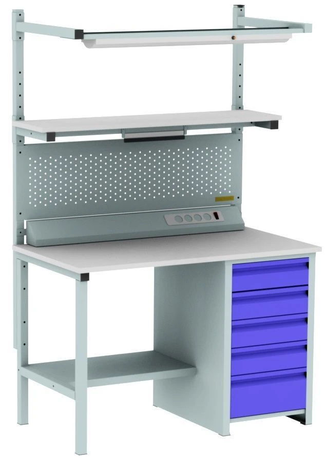 Workbench for Electricians with Laminated Conductive Surface