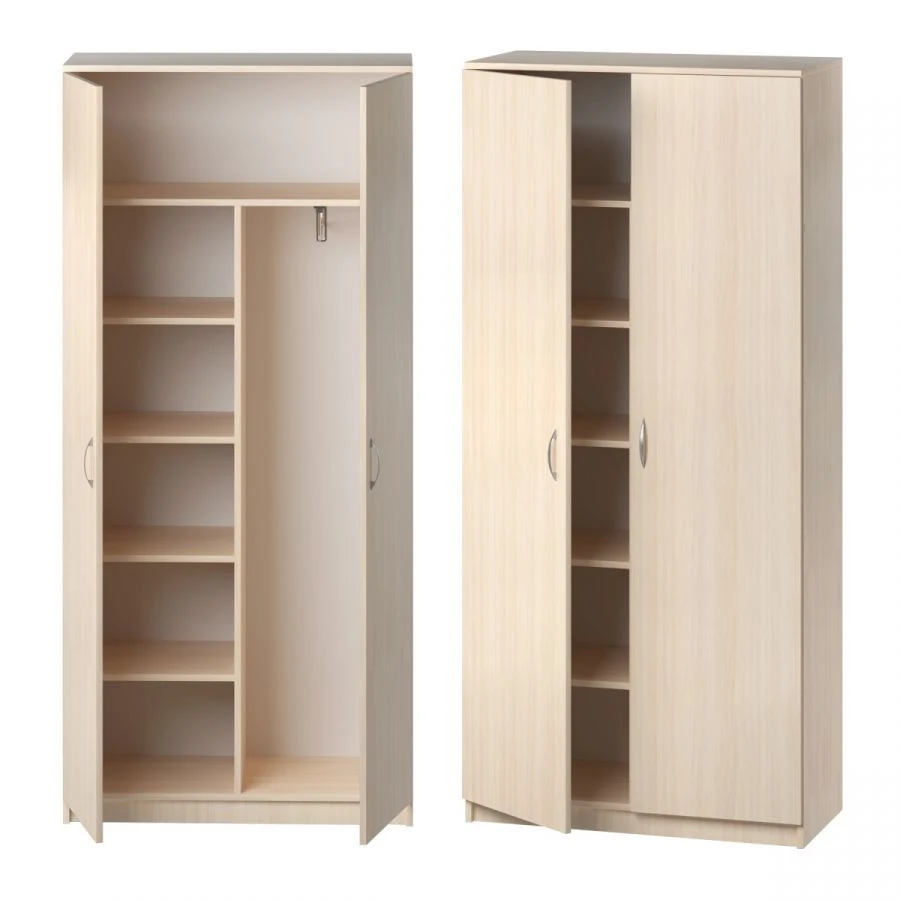 Two-Door Staff Clothing Wardrobe 854x398x1835mm