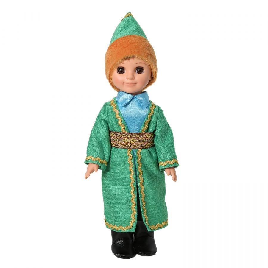 Plastic Doll Boy in Bashkir Costume 30 cm, V3913