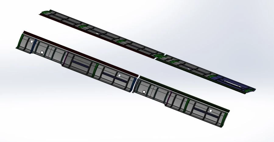 Ceiling Panel Set for Vehicle and Electrical Transport - 6241-03-5700010