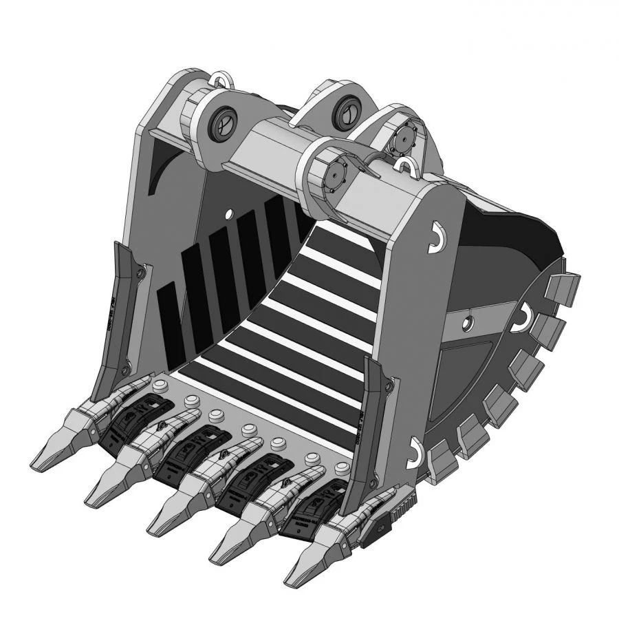Super Reinforced Rock Bucket RDX-83.23-M2