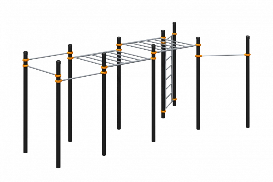 Romana 501-01.54.01 Workout Equipment for Outdoor Fitness