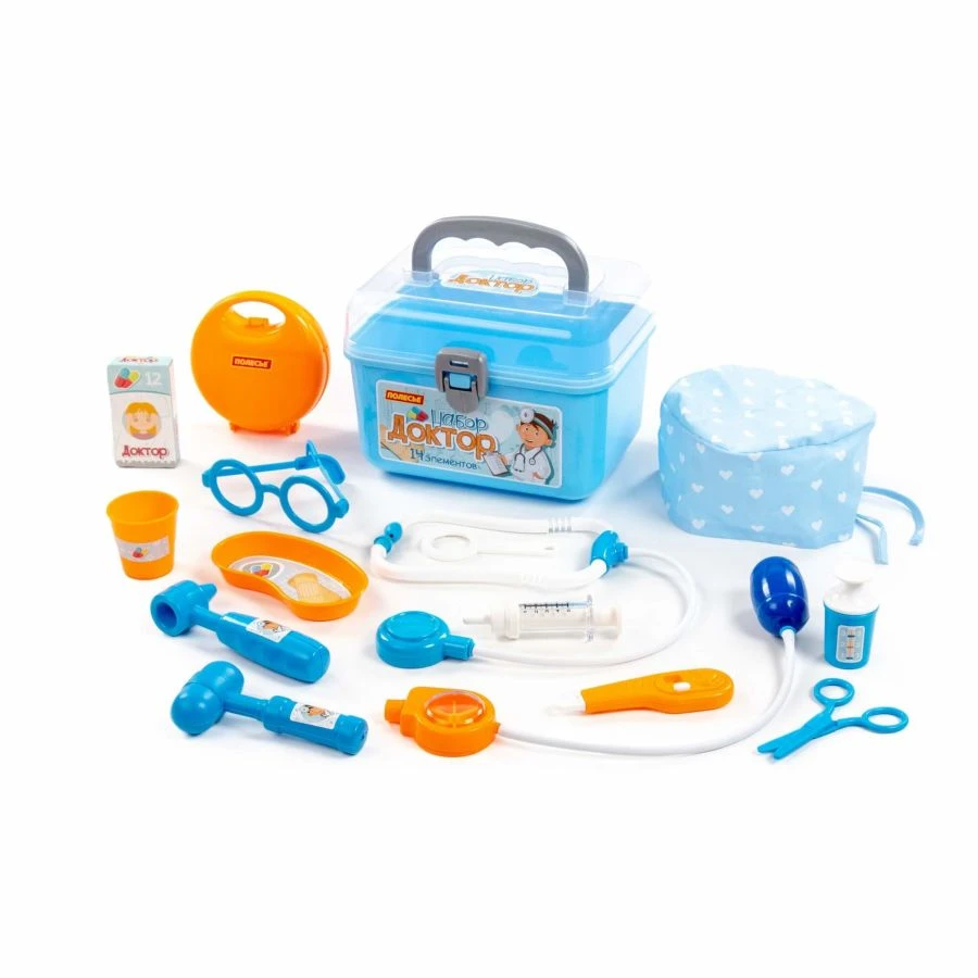 Doctor Playset for Kids with 14 Accessories in Carry Case - Doctor No. 15