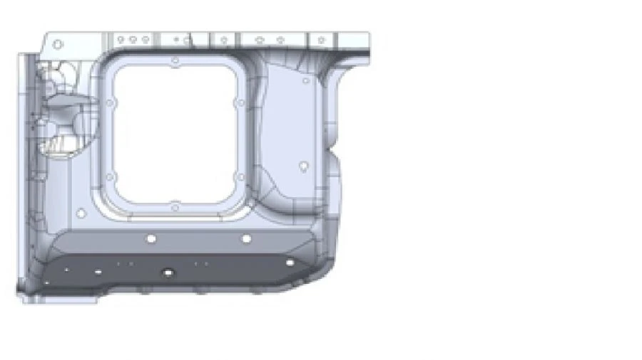 Left Front Panel for Cars A9606250407