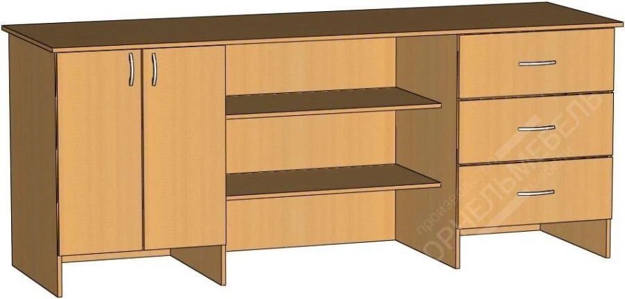 Lecture Table SK-1 with Drawers and Shelves
