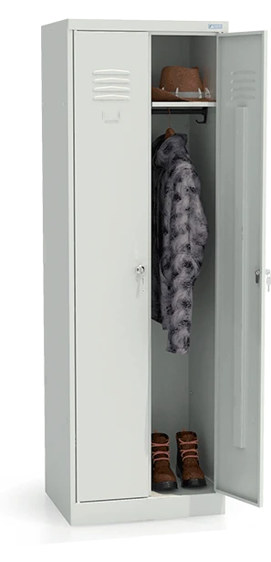 Metal Clothing Storage Cabinet SR 22-600, Assembled