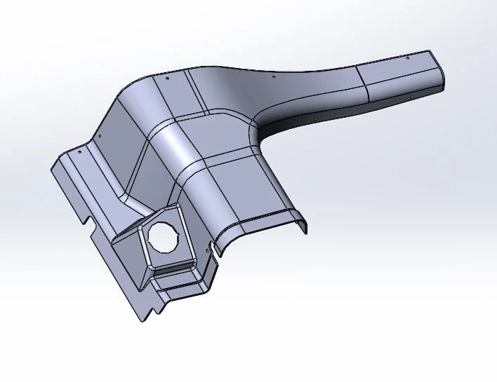 Side Console Trim for Tractor Cabin - PD 2375.67.06.017