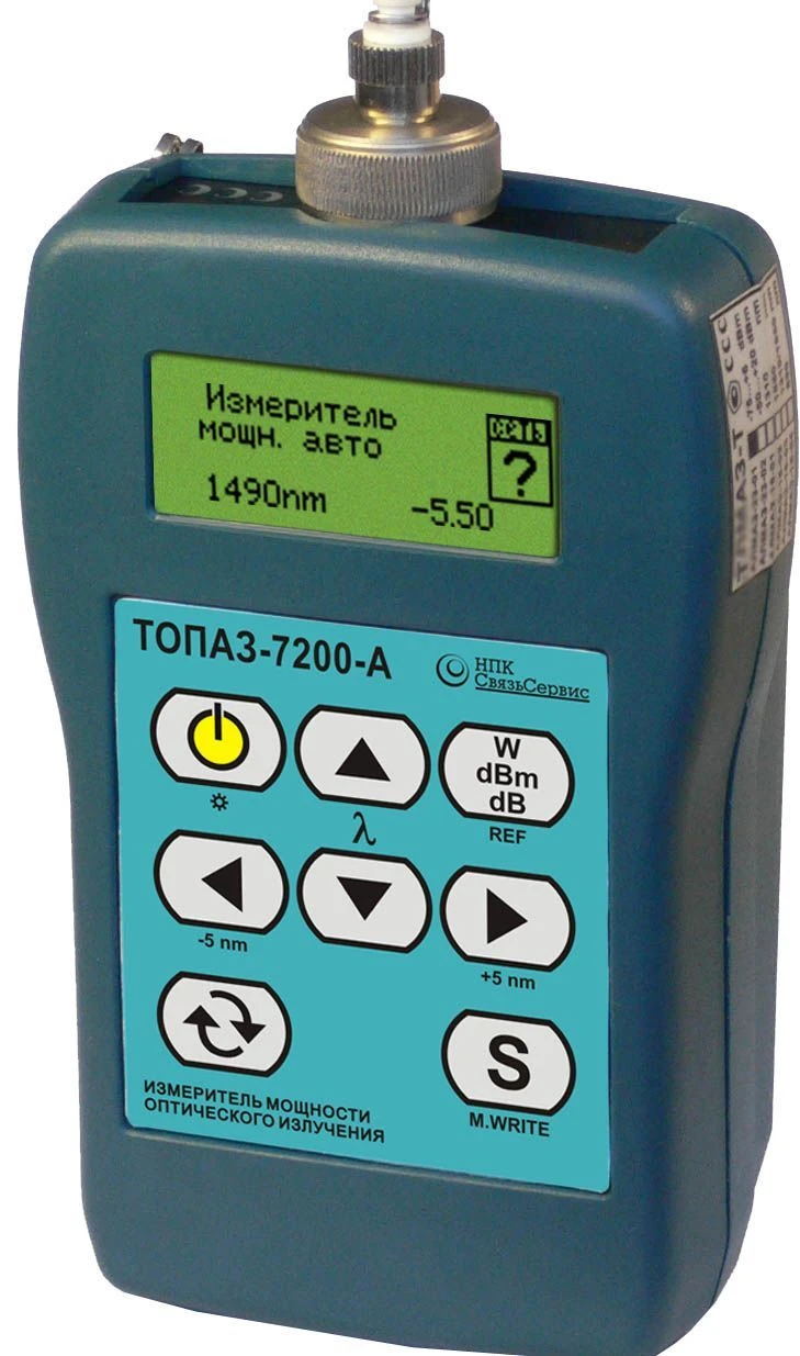 مقياس القدرة البصرية لخطوط الألياف الضوئية - TOPAZ-7220-A