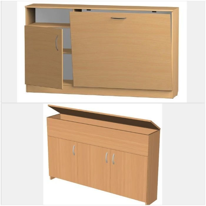 School Chalkboard Storage Cabinet