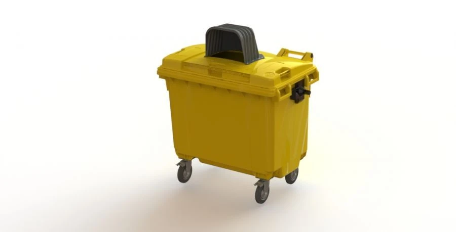 Mobile Waste Container 660L Art. 25.C19.N (20.803.20.PE; 21.053.20.T)