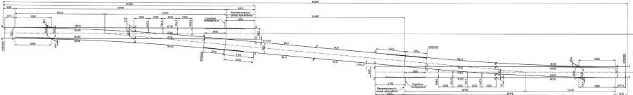 Single Switch Type Р65 Model 1/11 for Track Switching