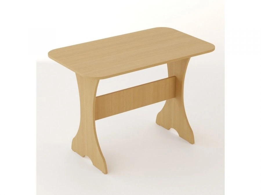 Dining Table with Laminate Surface and Supports