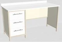 Drawer Table KSSm-0-02ABS with Adjustable Dimensions
