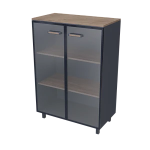 Medium Glass Document Cabinet PREGO
