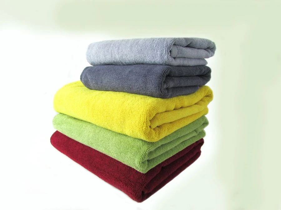 Soft Cotton Terry Towels - Smooth Dyed