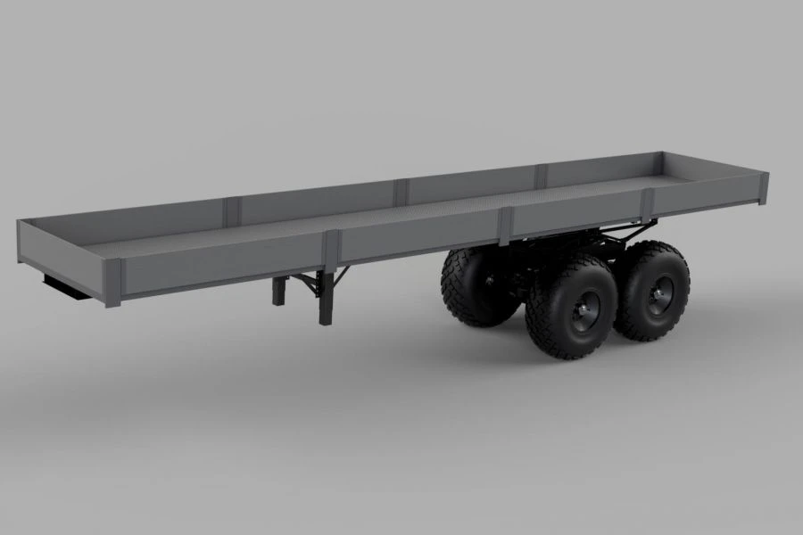 Low-Pressure Tire Semi-Trailer "VARYAG PP1300