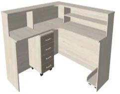 Nurse Station with Mobile Pedestal KSPm 1-05