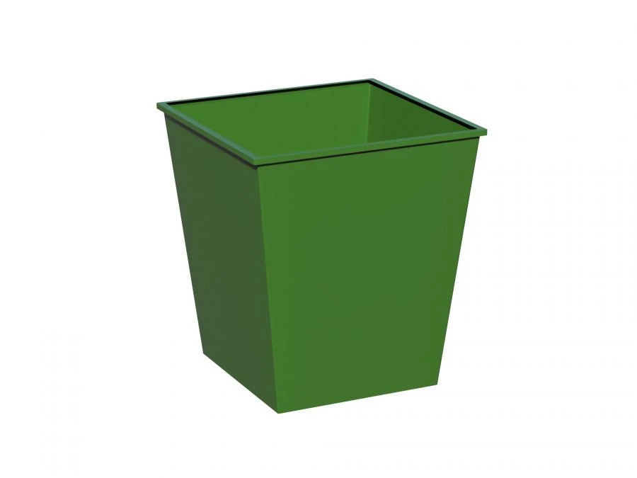 Metal Container for Solid Waste Collection and Storage
