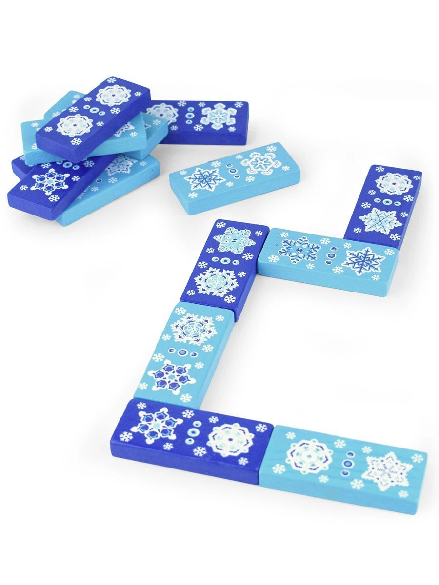 Snowflake Dominoes (28 Pieces) - Model 1-60