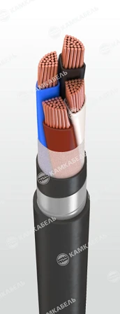 Power Cable with Copper Conductors and Cross-Linked Polyethylene Insulation, 0.66/1 kV, VKShv Model