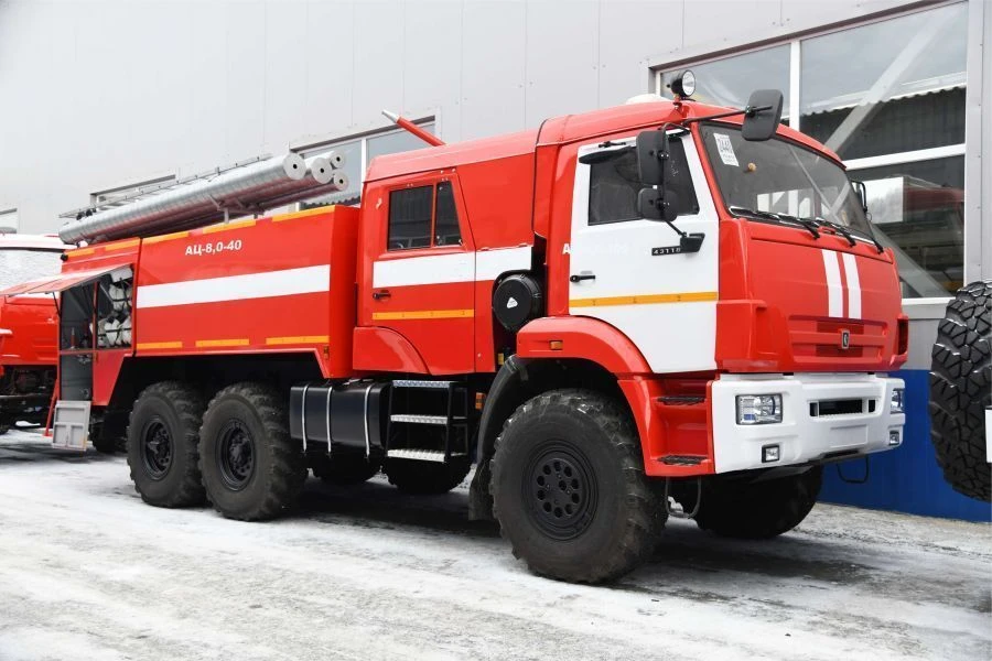 Автоцистерна пожарная АЦ-8,0-40, тип 58815K43118, модификация 58815M (мод.5), на шасси КАМАЗ-43118-А5, 43118-50