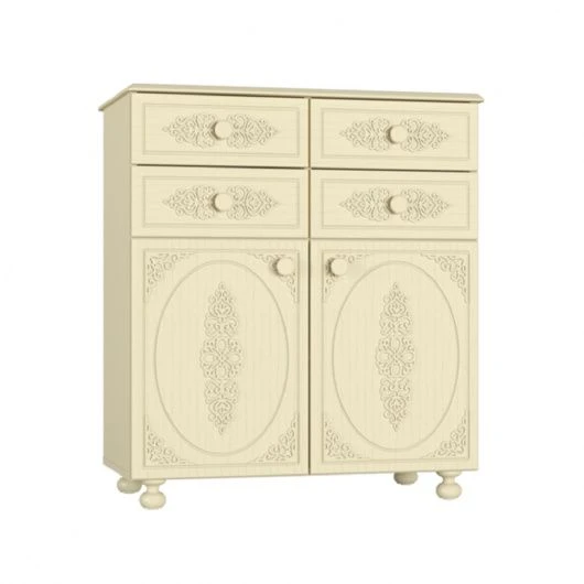 Functional Wooden Bedroom Nightstand "Assol" AS-18