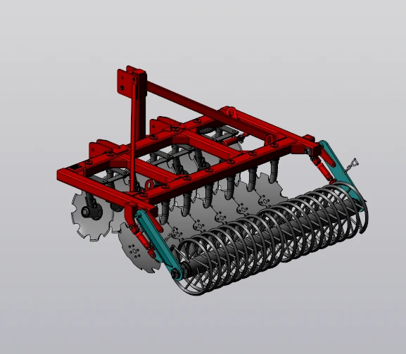 Mounted Disc Harrow BД-2.4x2N for Soil Preparation