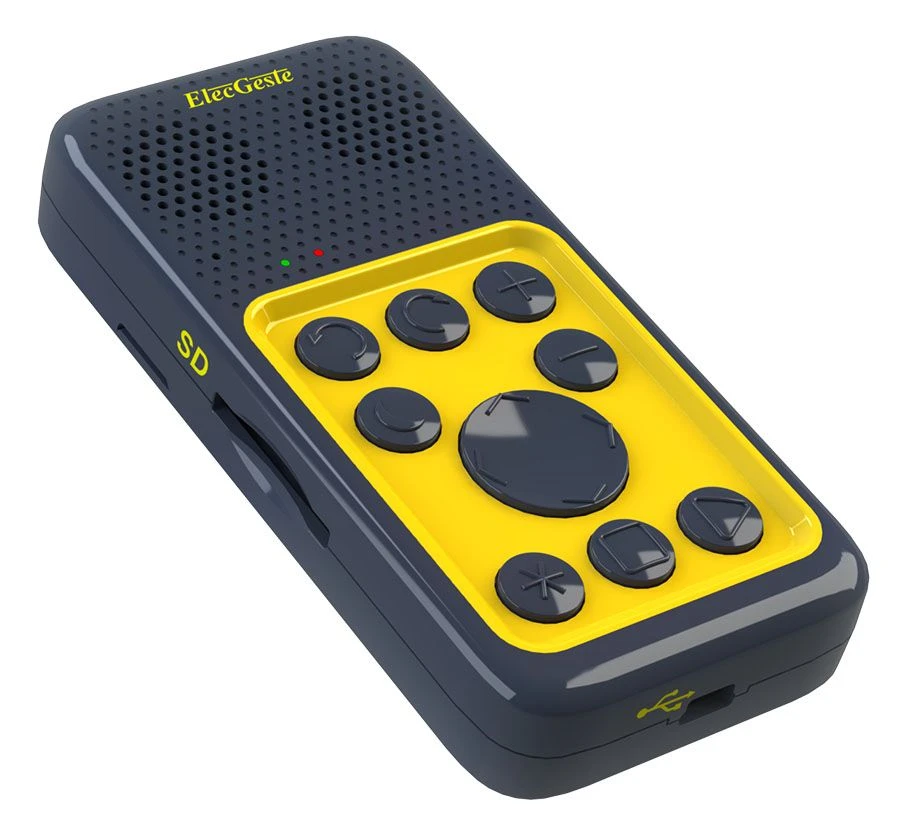 Special Device for Reading Talking Books on Flash Cards - ElecGeste DTBP-202