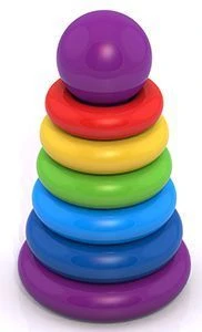 Rainbow Stack Toy "Ball" - High-Quality Educational Toy