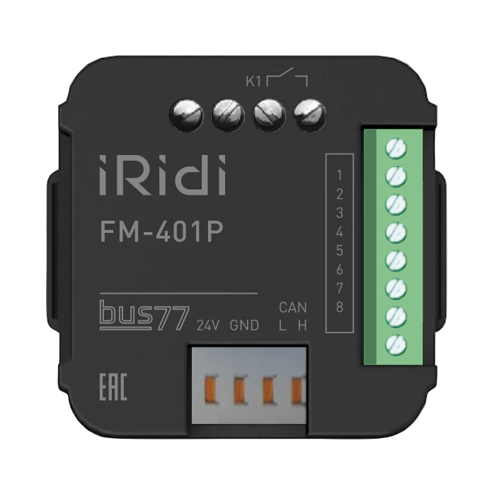 Compact Input Module with 4 Inputs and 1 Relay (FM-401P/LFM-401P)