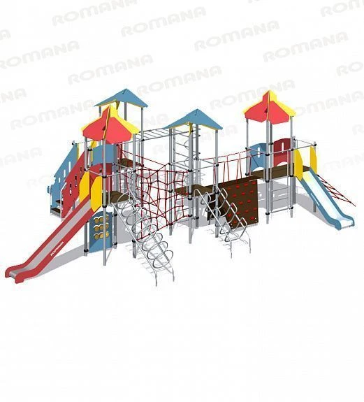 Children's Play Complex for Thematic Games and Physical Development - Romana 101.66.00