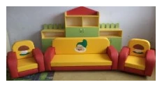 Soft Furniture Set with Sofa and Two Armchairs Art. S.08.01