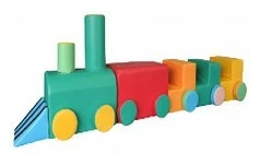 Soft Play Module "Train" for Kids - Safe and Fun Play Equipment