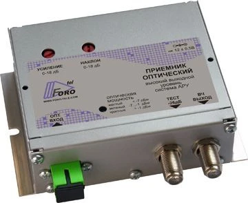 Optical Receiver FORO 208A for Cable TV Signal Conversion