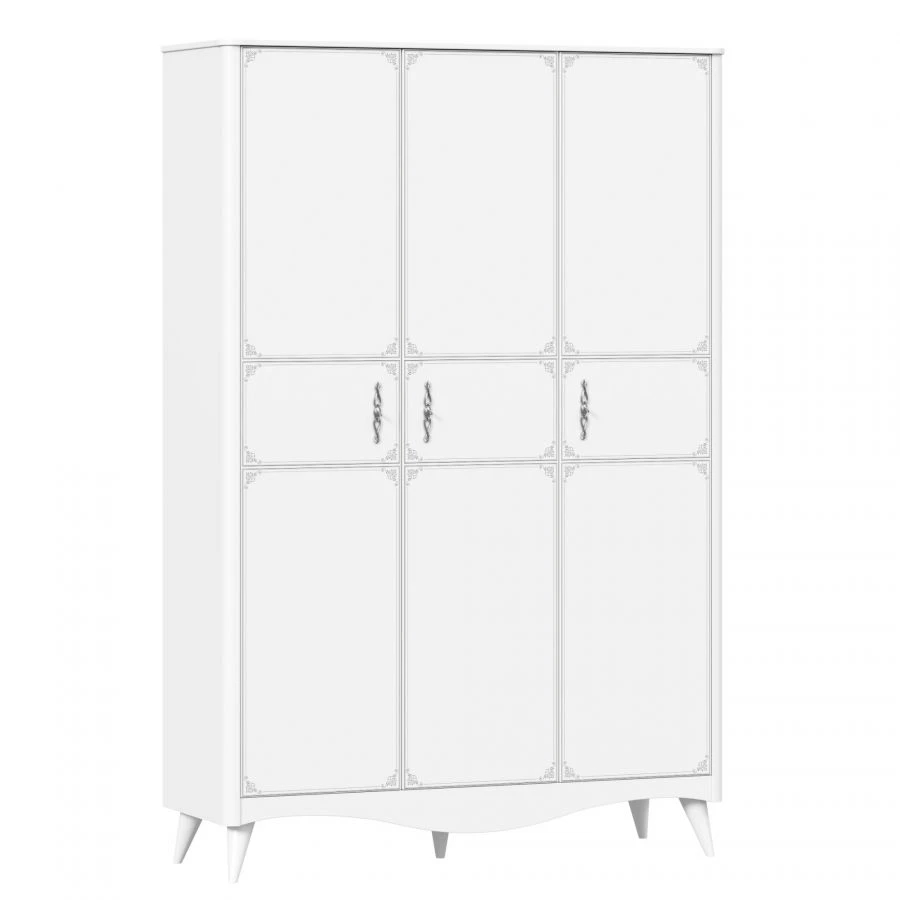 Combined Cabinet 800 (Glossy White/Statuario) Model Nord LD.454050.000