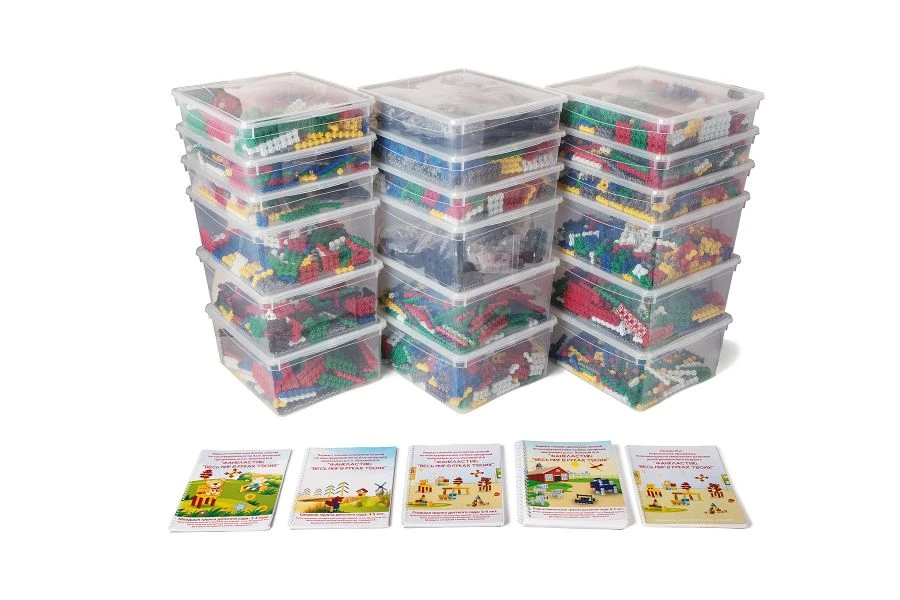 Plastic Tabletop Constructor Set for Creative Building - Fanklastic Model