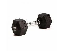 Hexagonal Rubber Coated Dumbbell 5 kg